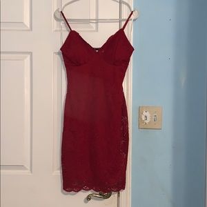 Red Lace Dress